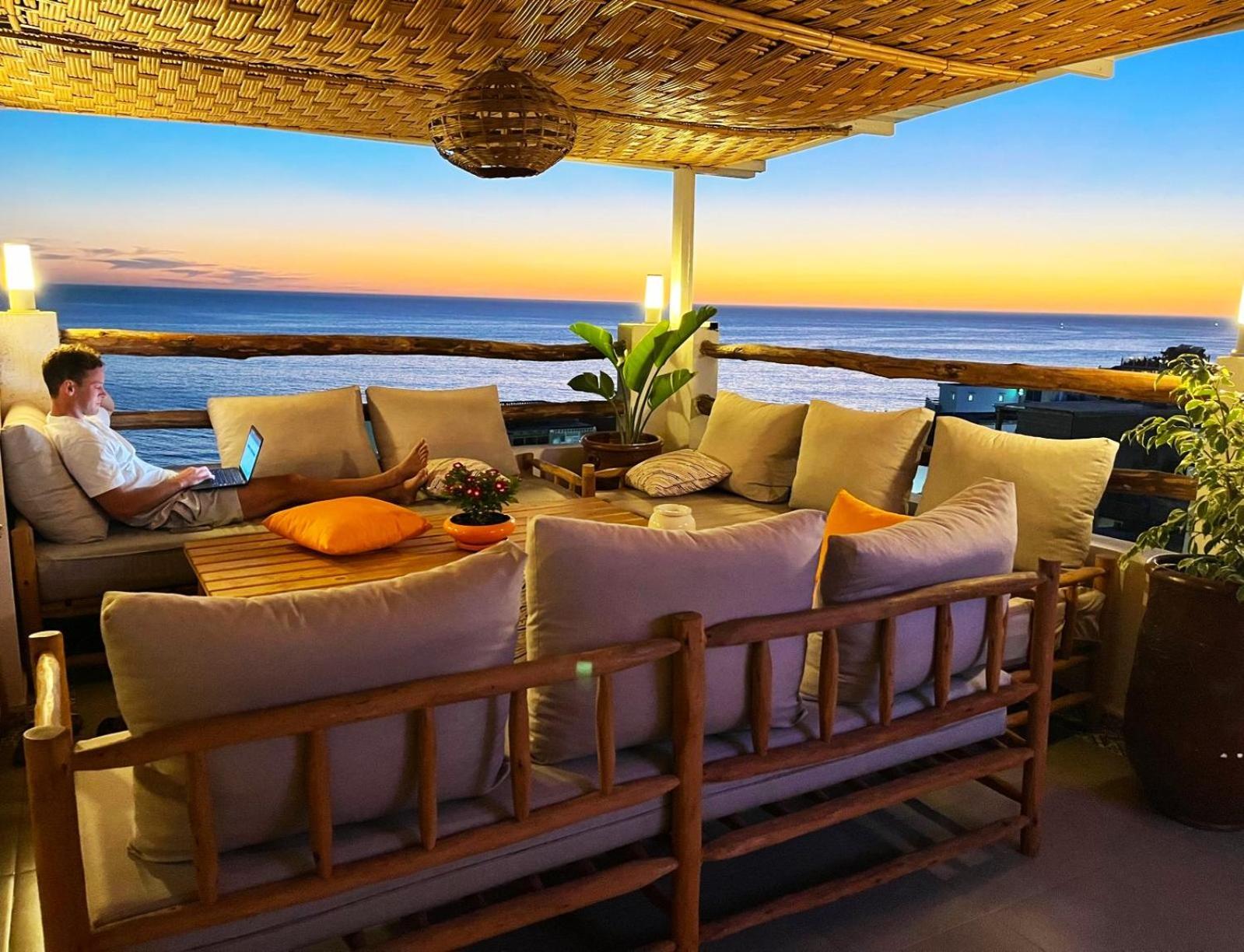 Bigblue Surf Hostel & Coworking Space - Taghazout (Adults Only) Azazoul Екстериор снимка